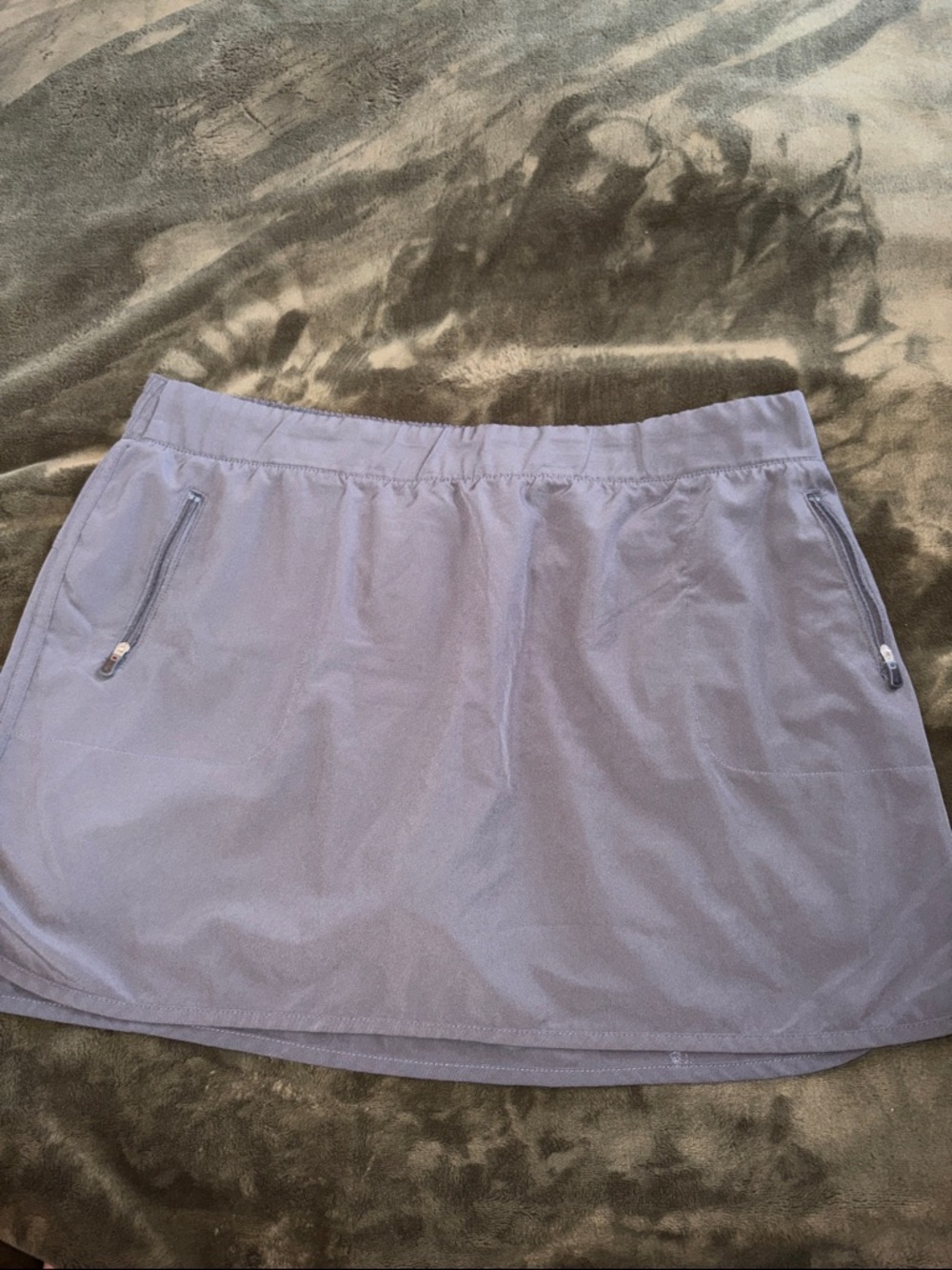 tek gear Lavender Athletic Skort with Zippered Pockets